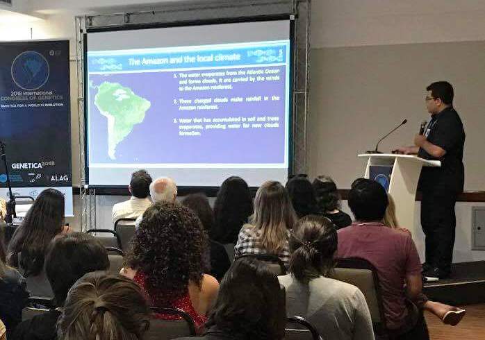 Professor apresentou artigo em Congresso Internacional de Gentética, ocorrido em Foz do Iguaçu-PR 